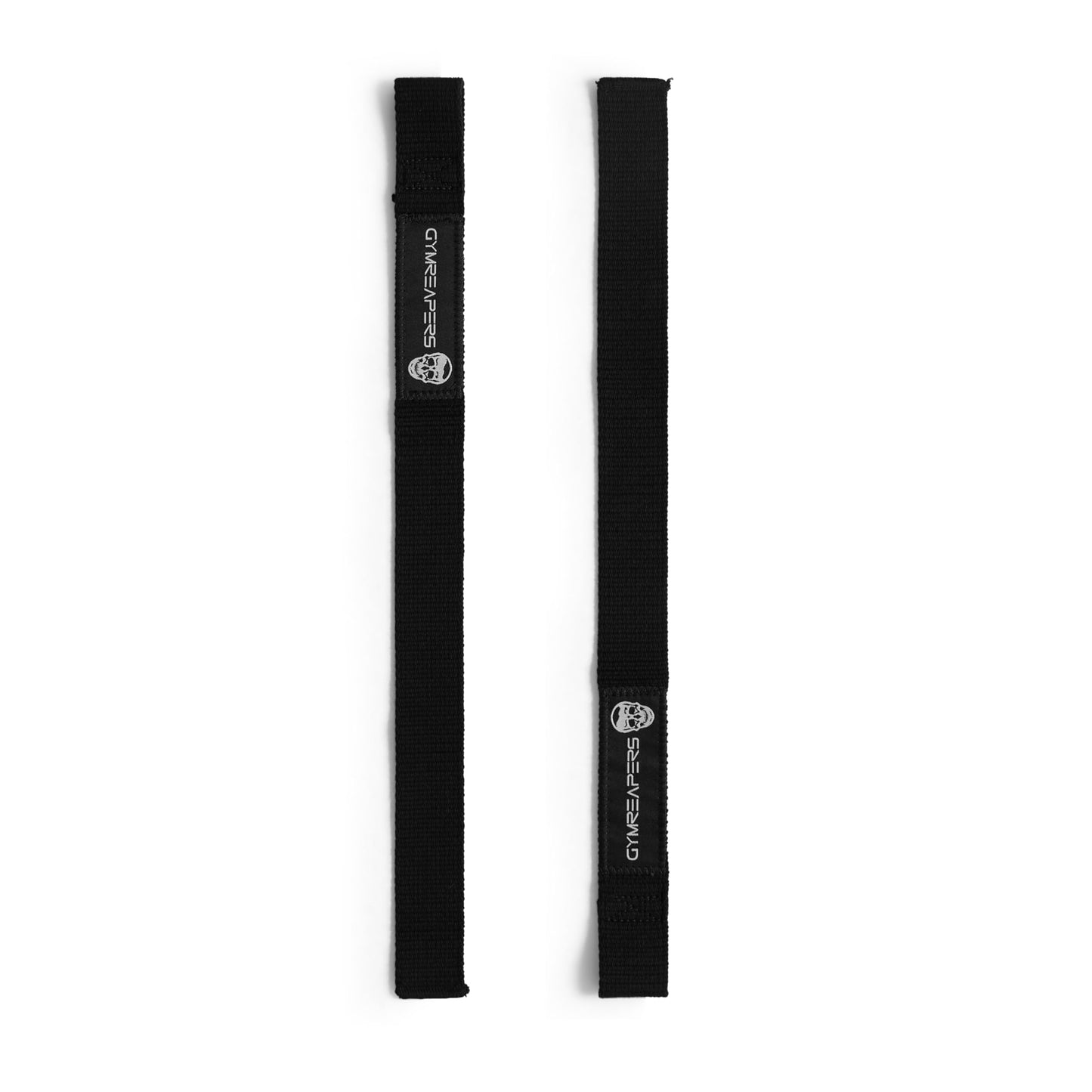 Lifting Wrist Straps For Weightlifting, Bodybuilding, Powerlifting, Strength Training, & Deadlifts - Padded Neoprene with 18" cotton (Black - No Padding)
