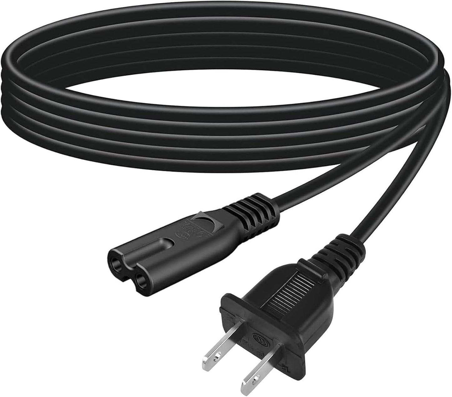 Metasources 8 C9042 C9042W C9042B AC in Power Cord Cable Plug Lead Compatible with EBL Bay Individual Smart Charger AA