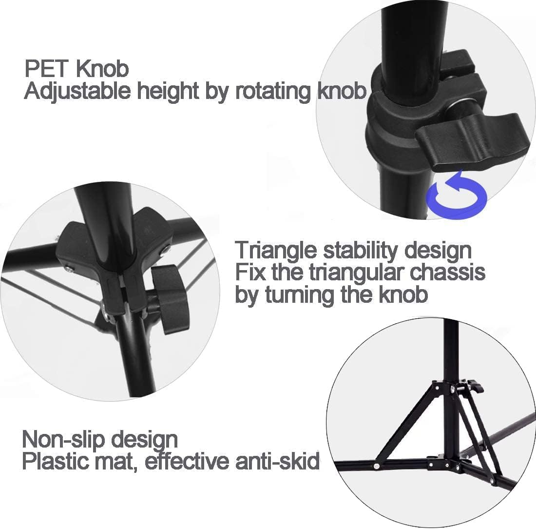 Coret 360 26-60in Mini Projector Stand, Portable Camera Holder with Rotatable Head, Adjustable Height