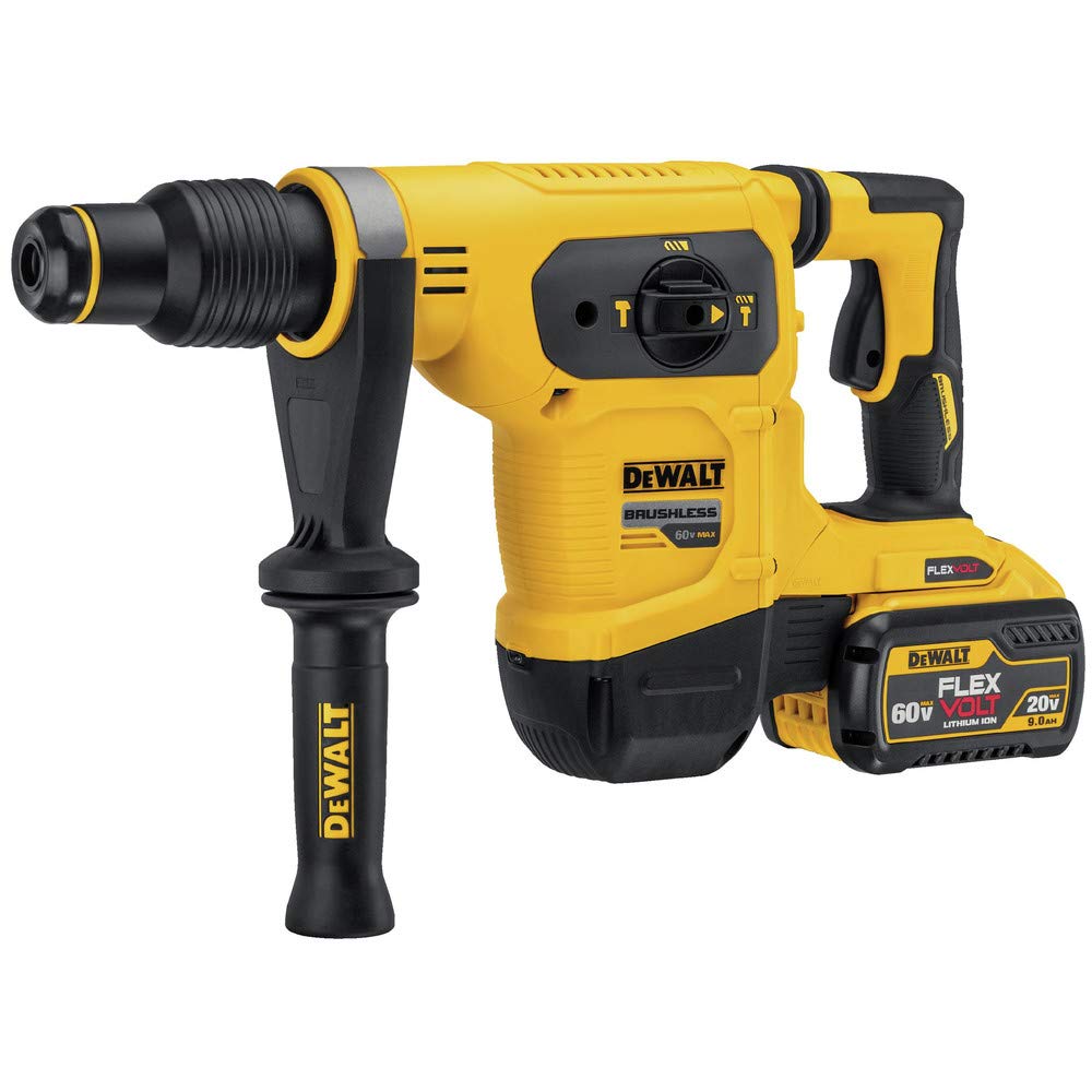 DEWALT 60V MAX Cordless Hammer Drill Kit, 1-9/16 in., (2) FLEXVOLT Batteries & Charger Included (DCH481X2)