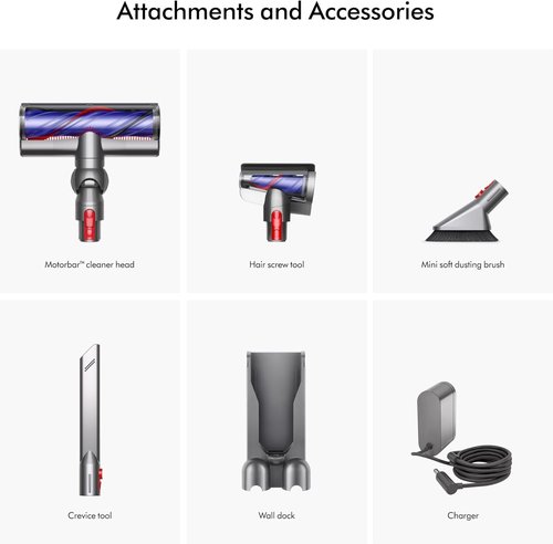 Dyson V8 Plus Cordless Vacuum - Powerful Cleaning for Hard Floors & Carpets | Handheld Conversion, 40 Min Runtime