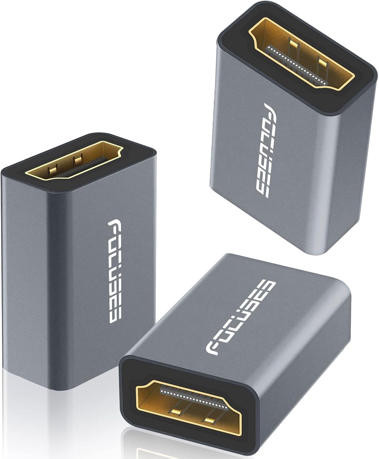 Forinces 3 Pack 8K 2.1 Focuses HDMI Female to Female Adapter, HDMI Coupler Extension Adapter, Extend Your HDMI Cables