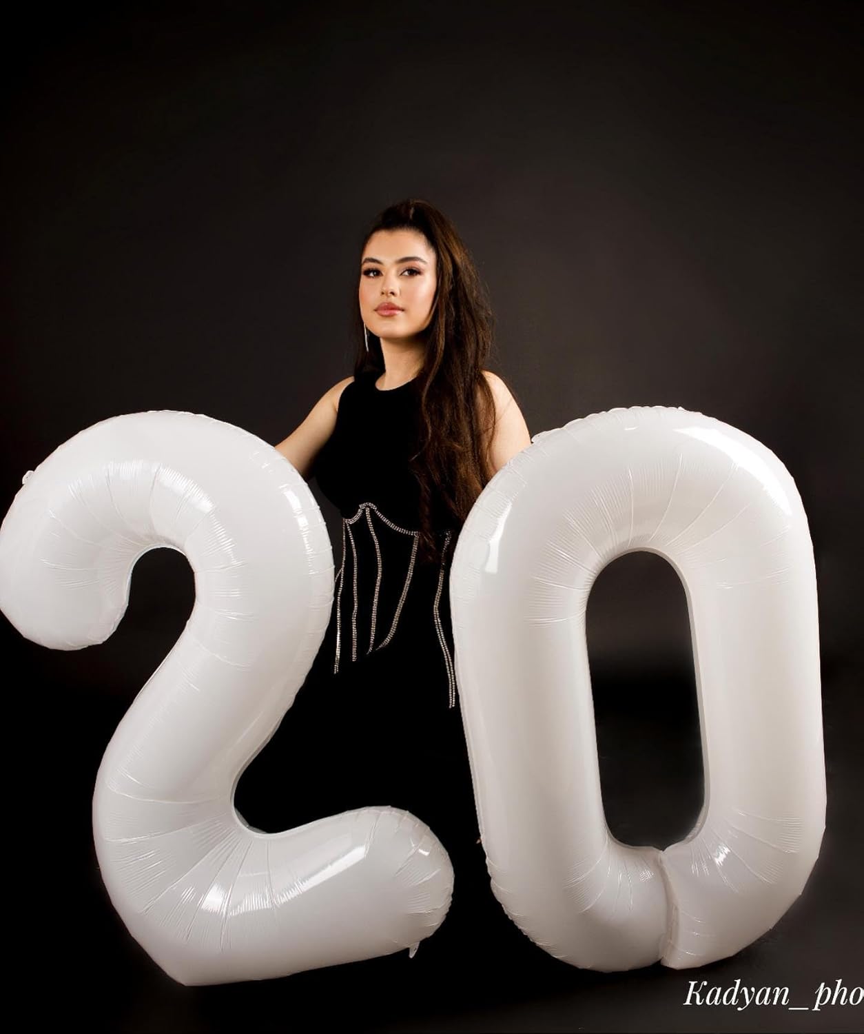 Translucent White Number 30 Balloon - 40 Inch 30th Birthday Decorations for Men & Women