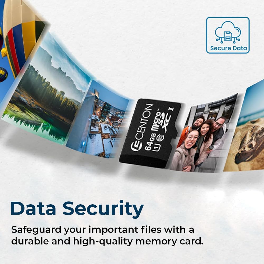 Centon UHS1, 32GB, 5 Pack Eelctronics MP Essential Micro SDHC Card, Ultimate Memory Card for Phones, Tablets, Cameras
