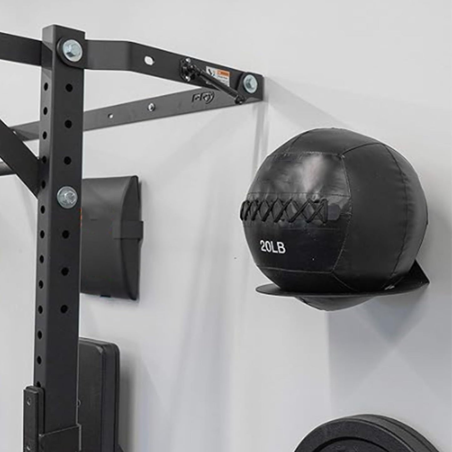 CONBUT Medicine Ball Rack Exercise Ball Holder Wall Mount, Medicine Ball Storage, 8.8 Inch Inside Diameter Exercise Ball Storage for Gym Exercise Sports Garage Home Commercial Accessory (3pcs)