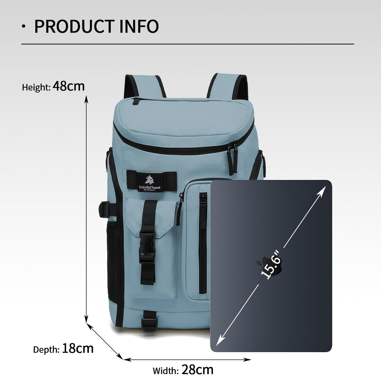 Backpack 4-Way Kalesi Gym Duffle Tennis Bag Waterproof with Shoes Compartment for travel Sport Hiking laptop (Grayish