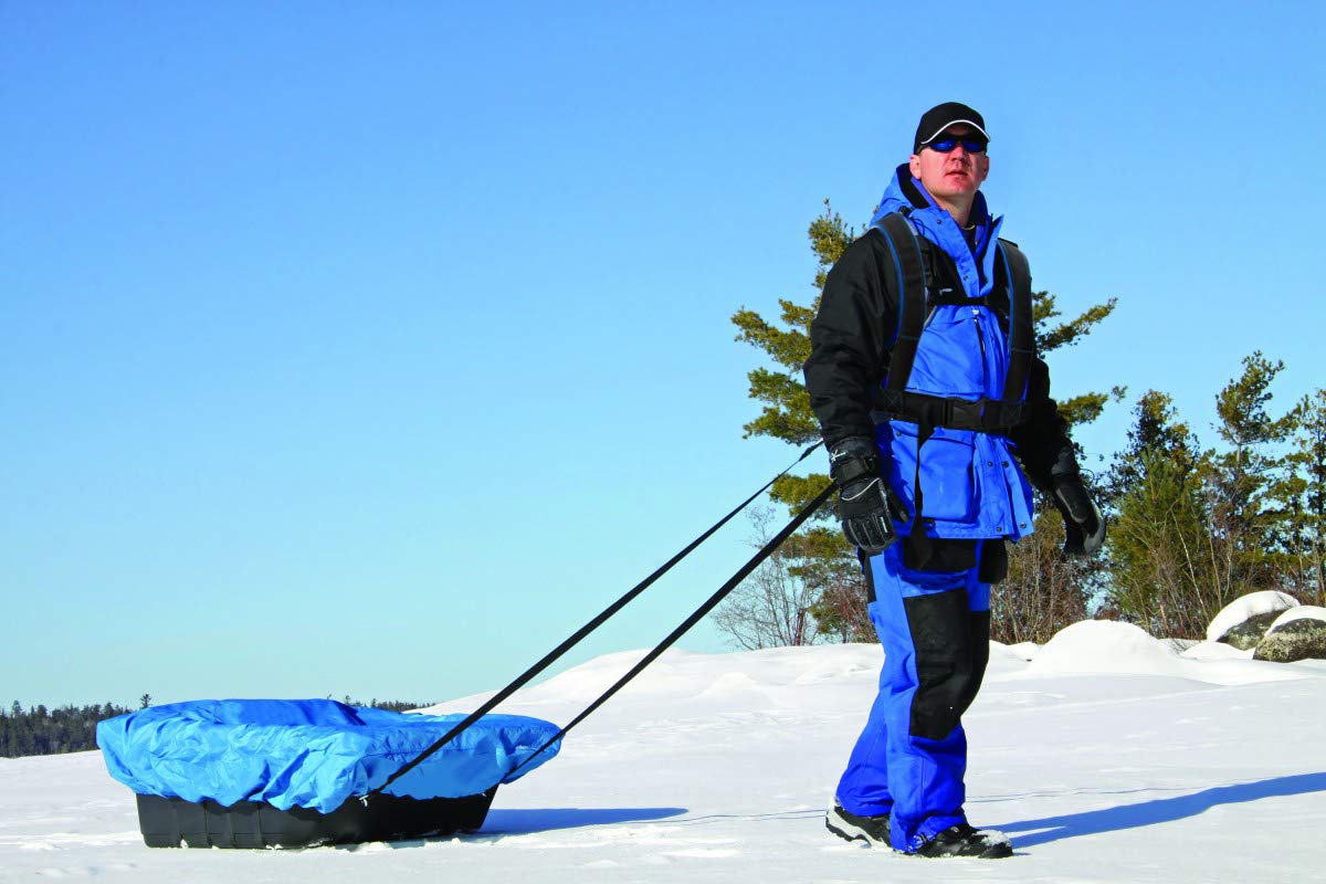 Training Sled Harness Vest with 9' Pull Strap & 5-Point Anchor - Youth Fit (Up to 36" Girth) | Resistance Speed Training for Tire/Sled Fitness, Compatible with Bungees/Towlines