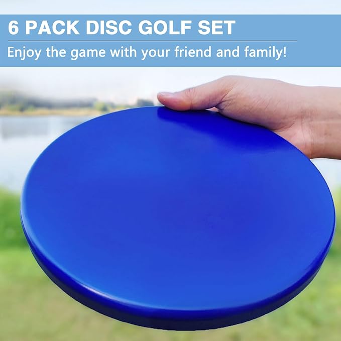 Disc Golf Putter | Flying Golf Discs Set of 6 for Beginners – DIY Your Discs