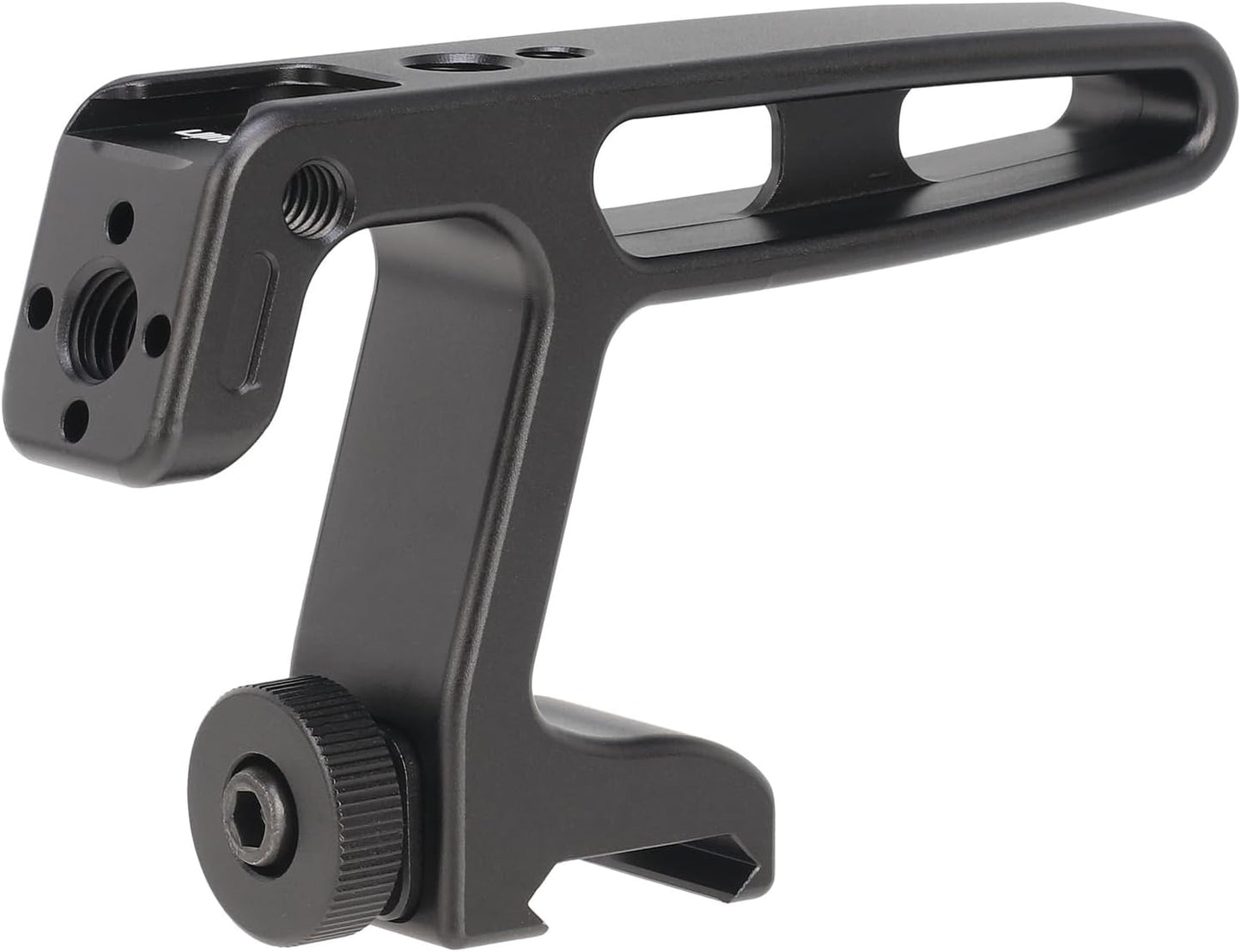 FocusFoto 1/4"-20 3/8"-16 3/8"-16 NATO Handle Grip for Lightweight DSLR Mirrorless Camera Cage Rig, Mini Top/Side