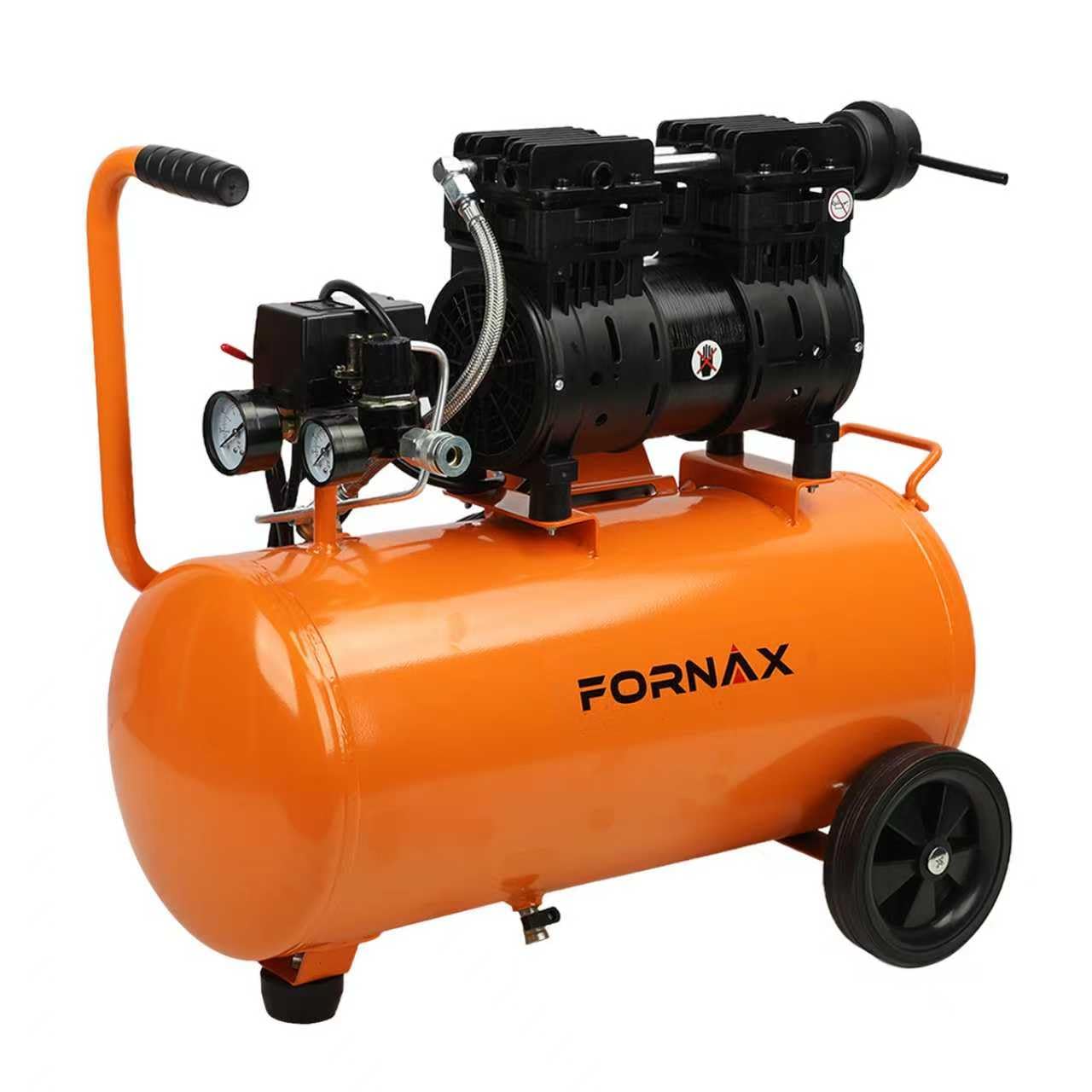 FORNAX 8 Gallon Air Compressor, 1HP 2.2 CFM, Max 125 PSI Oil-Free Air Compressor Tank, 70 dB Ultra Quiet Compressor for Nail Guns, Tire Inflation, and DIY Home Projects
