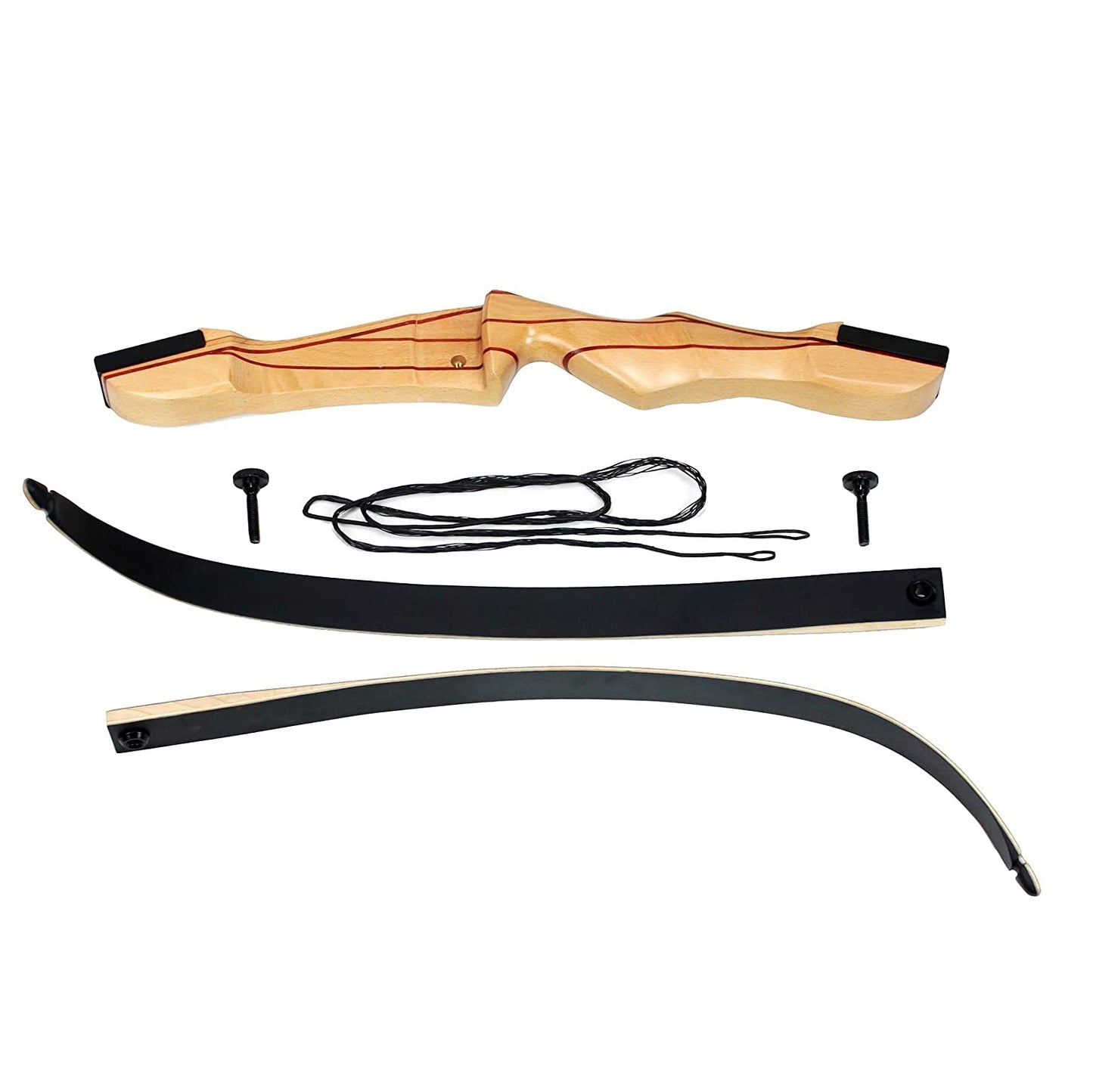 SinoArt 68" Takedown Recurve Bow Adult Archery Competition Athletic Bow Weights 18 20 22 24 26 28 30 32 34 36 LB Right and Left Hand Archery Kit for Outdoor Training Shooting (28 LBs, Left Hand)
