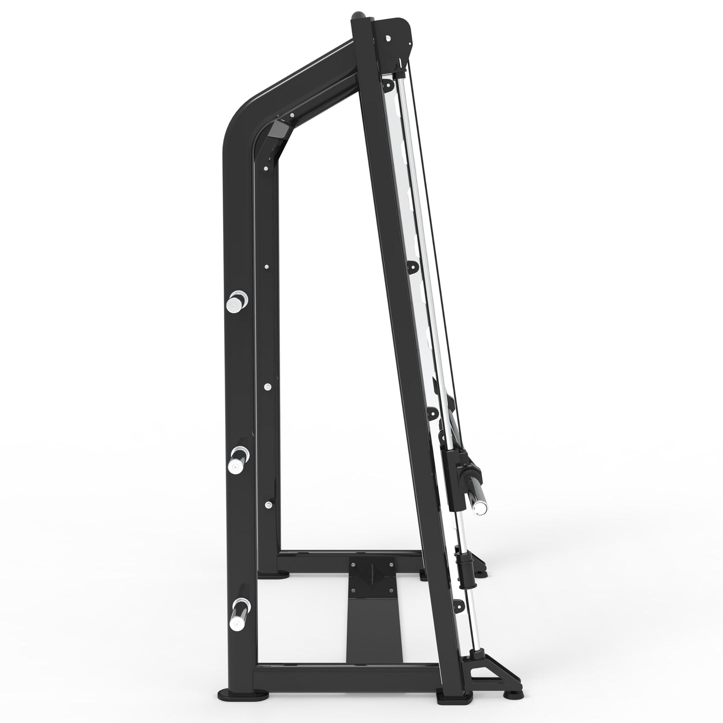 XMARK Smith Machine with 7' Barbell and Weight Plate Storage, Gym Machine for Facilities and Homes, Great for Squats, Deadlifts, Hip Thrusts, Glute Bridges, Calf Raises and More