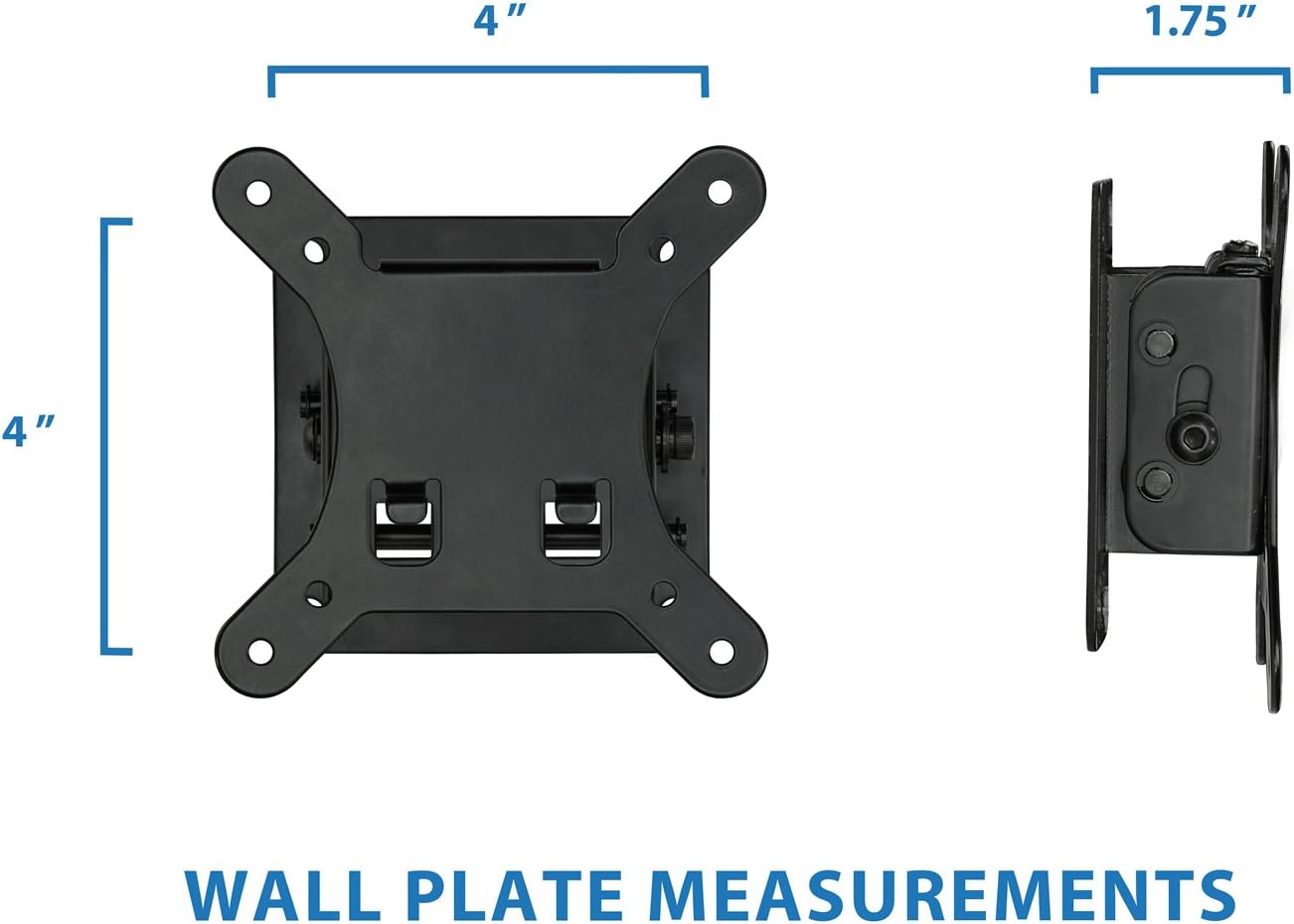Mount-It! 13-32 Inch 33 Lbs Small TV Monitor Wall Mount | Quick Release | Fits LCD/LED Screen | Max | Slim Tilting