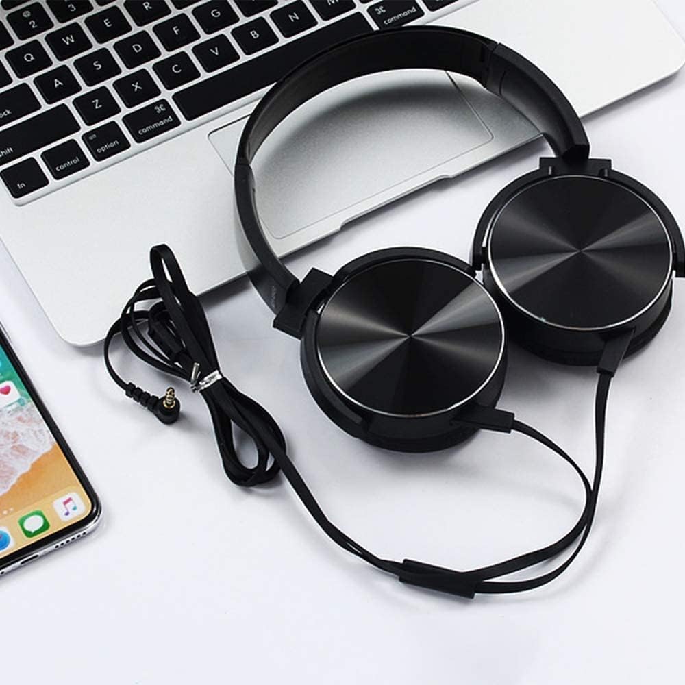 2 Pack K-12, (HY450, Wired Classroom Headphones with Microphone for Kids All Ages Durable Students Computer Headphones