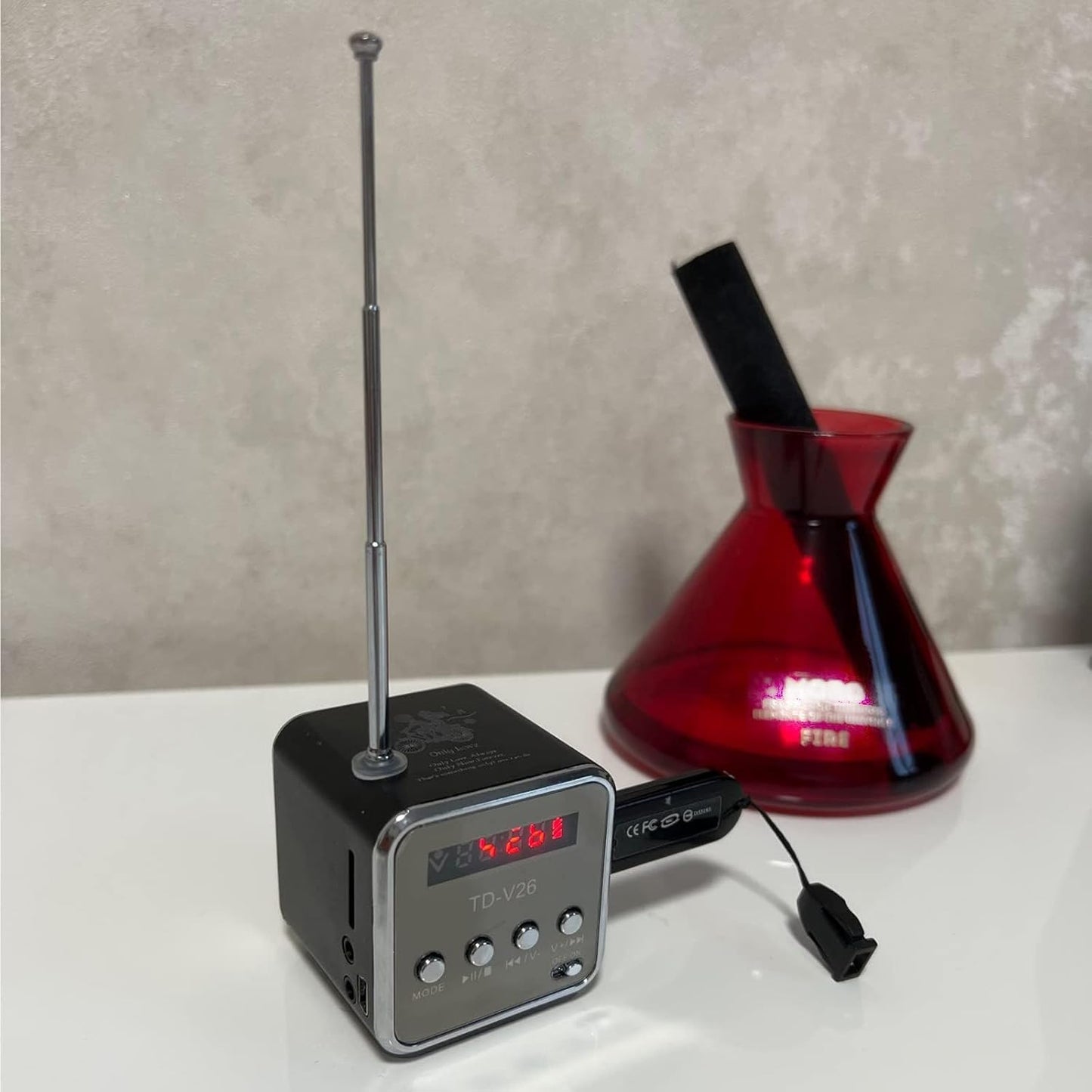 Etigood Mp3 500mAh Mini Bluetooth Speaker, Wireless Music Player Portable FM Radio Speakers Digital Stereo PC Player