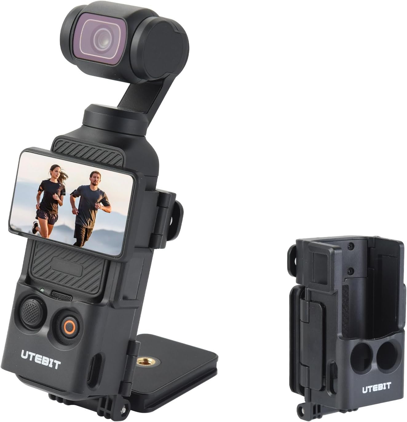 UTEBIT 3, Pocket3 180 Magnetic Mount Stand Compatible with DJI Osmo Pocket Upgraded Accessories Expansion Adapter