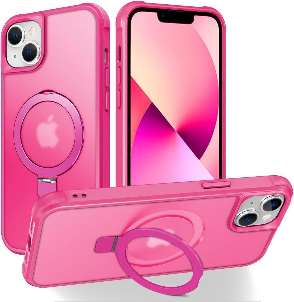 CHAOFEnG 13 Magnetic Compatible with iPhone Case with Stand [Military Grade Drop Tested][Compatible with Magnet] Ring