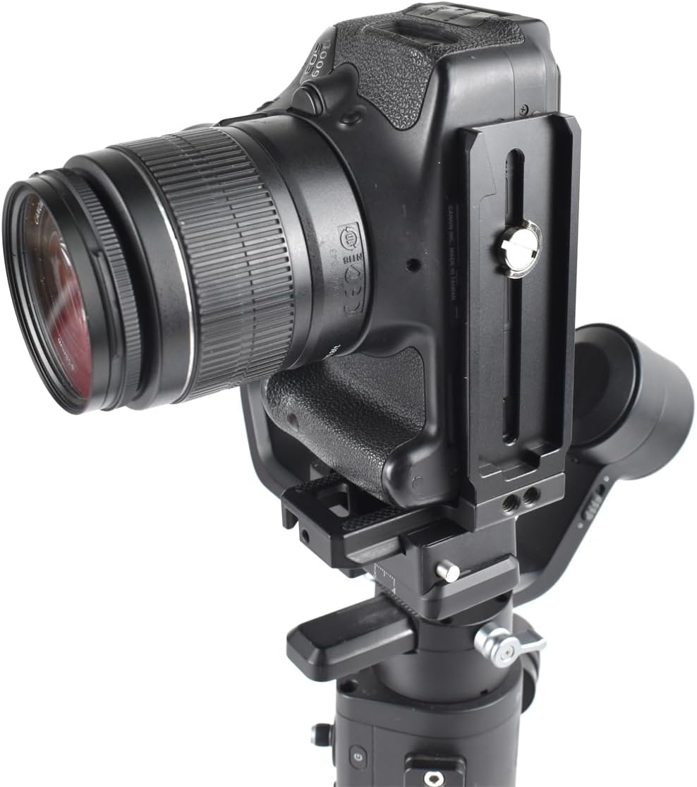 Akeipho L Bracket Vertical Mount for DJI Ronin SC, Aluminum Camera Quick Release Plate for Ronin SC Gimbal Stabilizer