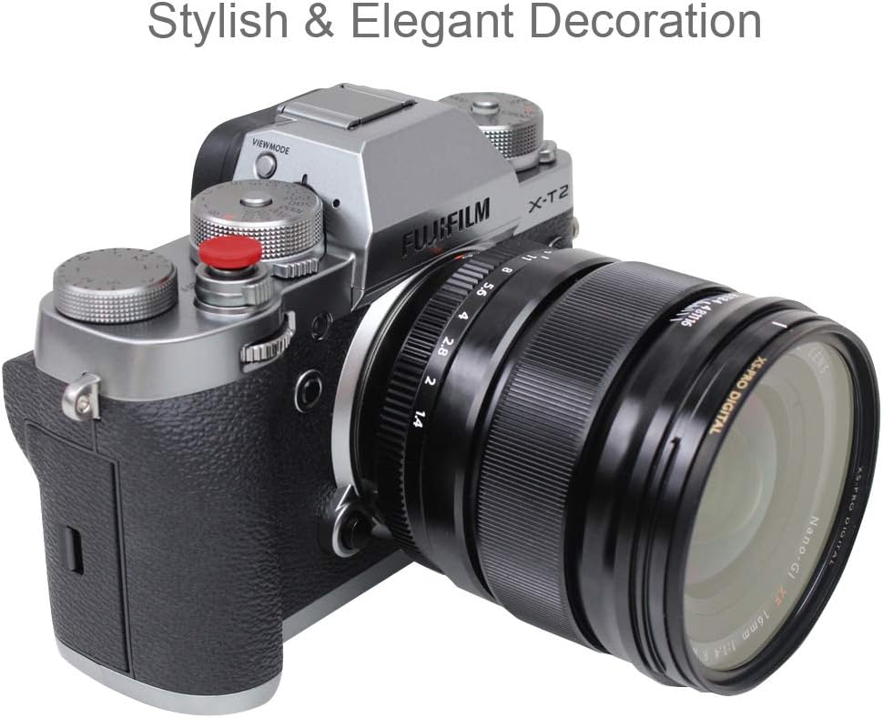 X-T5 X-T4 X-T3 X-T30 X-T30 X-T20 X-PRO3 X100V X100F X-E4 X-E3 RX1R RX10 M10 M9 F3 (2 Foto&Tech Soft Shutter Release