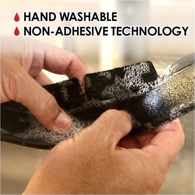 Stankeez Hat Liners - Reusable Sweat Shields for Hats - Hand Washable & Non-Adhesive - Black