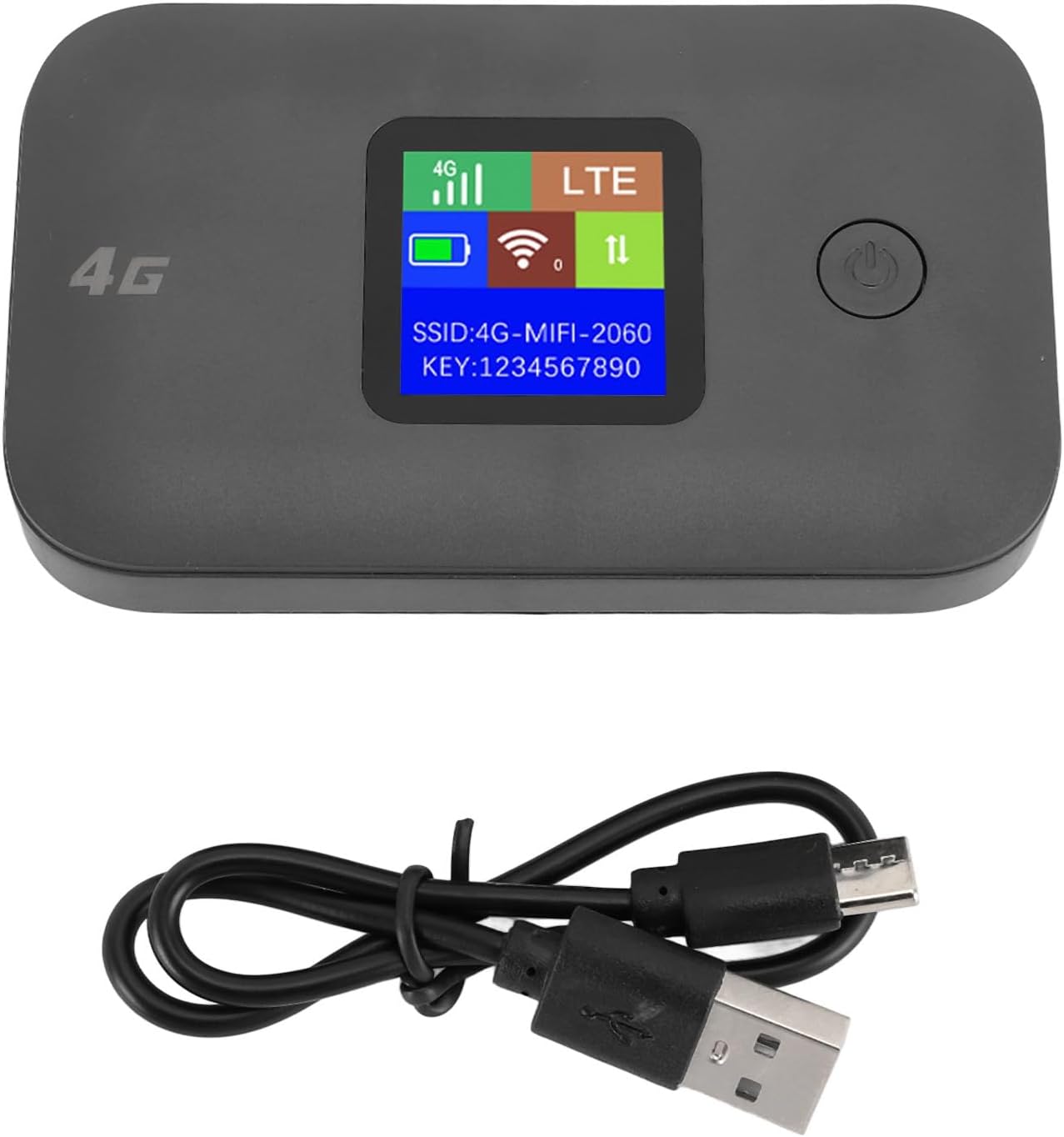 ciciglow 4G 8-10 3000mAh LTE Portable Router, Mobile Hotspot with SIM Card Slot, Supports Users Stable Battery, Made