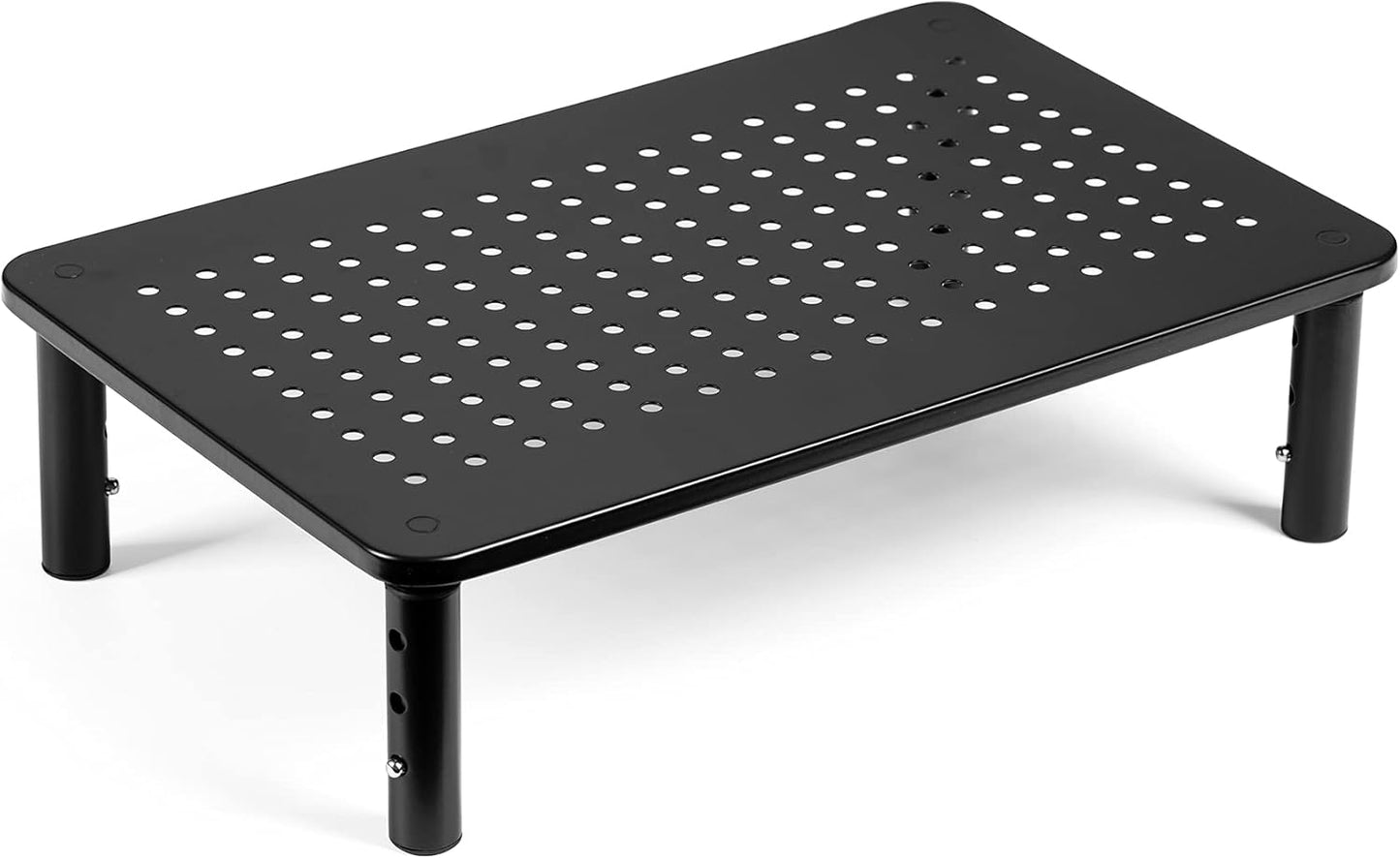 3 LOTEYIKE Monitor Riser Desktop Stand, Flat Screen TV Monitor Stand Riser, Sturdy Metal Laptop Computer Monitor Stand
