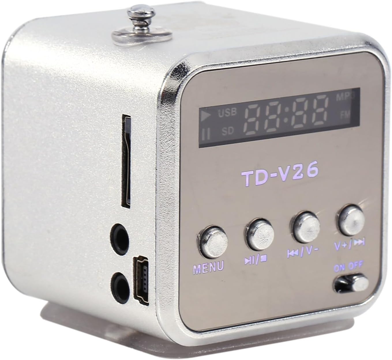 Fayelume 5 5 5.2 cm MP3 MP4 Small Radio, * * USB Music Player, Player SD TF USB Mini Radio Suitable for Family