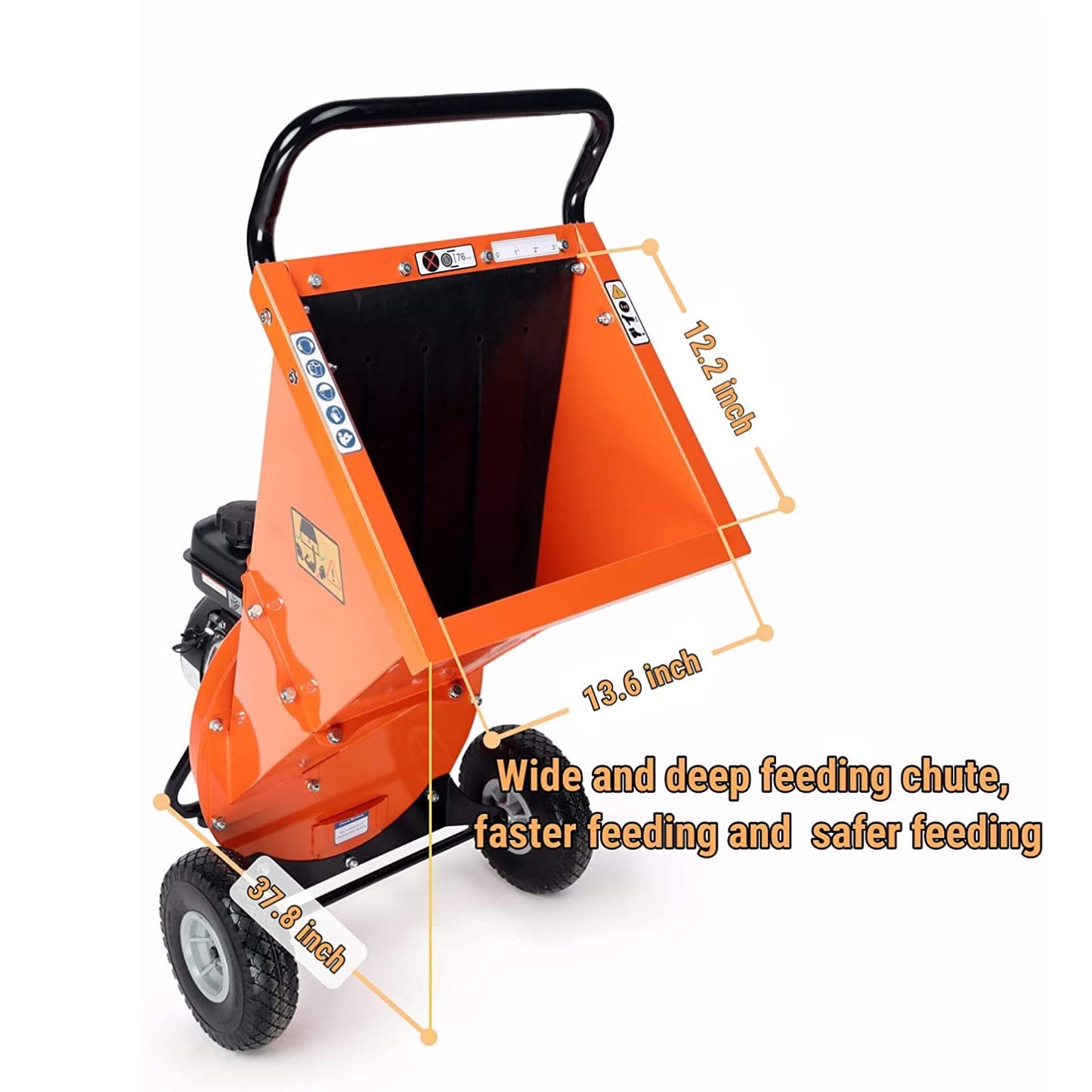 EFCUT C30 Wood Chipper Shredder Mulcher High Speed Steel Blades Replacement [Bundle Deal]