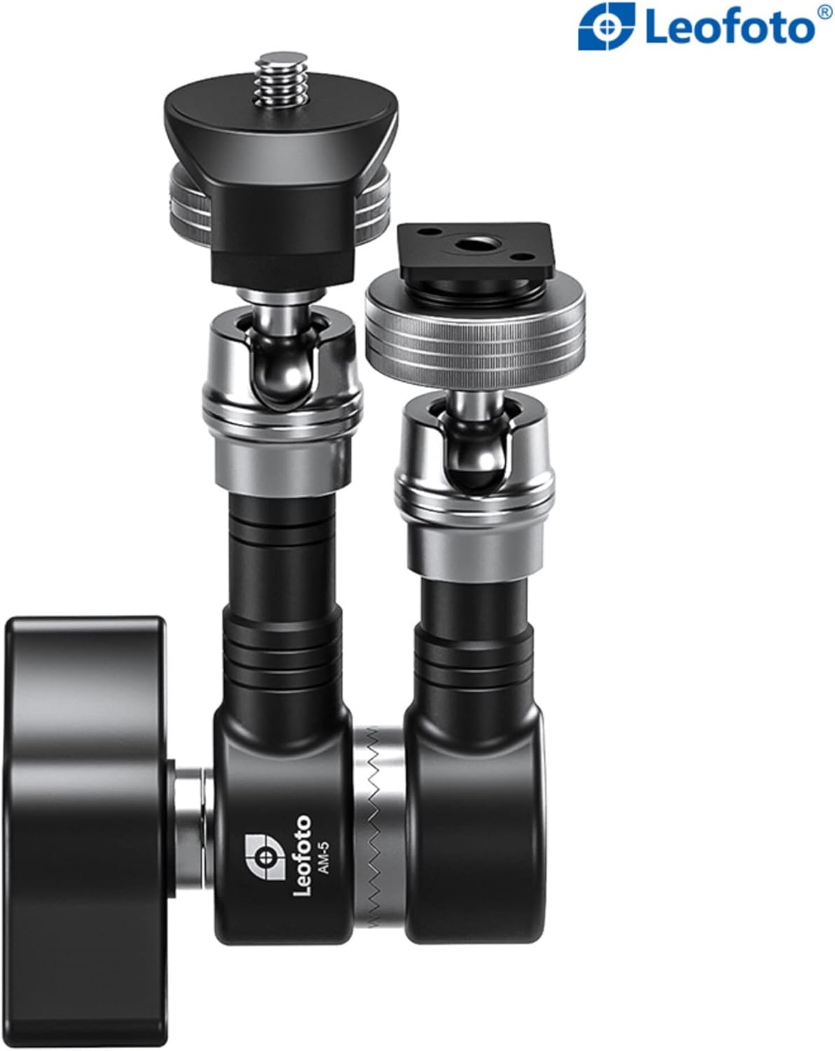 LEOFOTO AM-5 1/4" Versa Kit Magic Arm with Mounting Screw for Smartphones, iPads, tripods etc