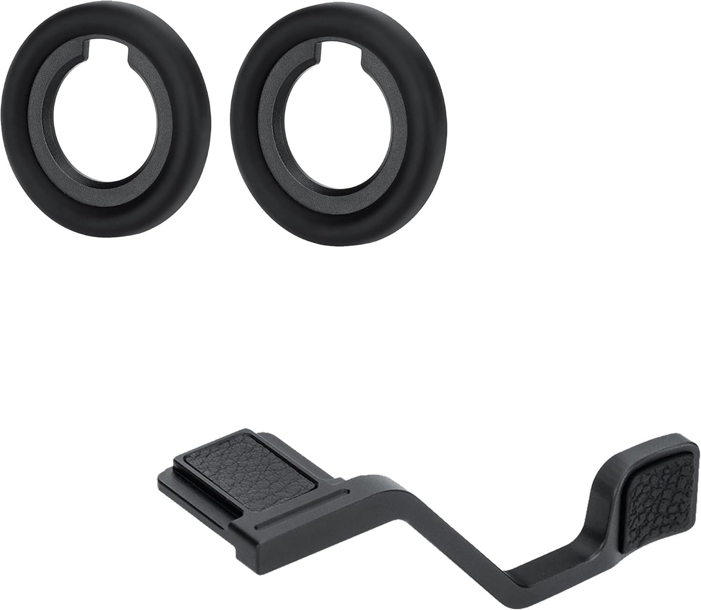 2-Pack DK-33 JJC Soft Eyecup Eye Cup Eyepiece & Metal Thumb Grip Rest for Nikon Zf Z f Camera, Nikon Zf Camera