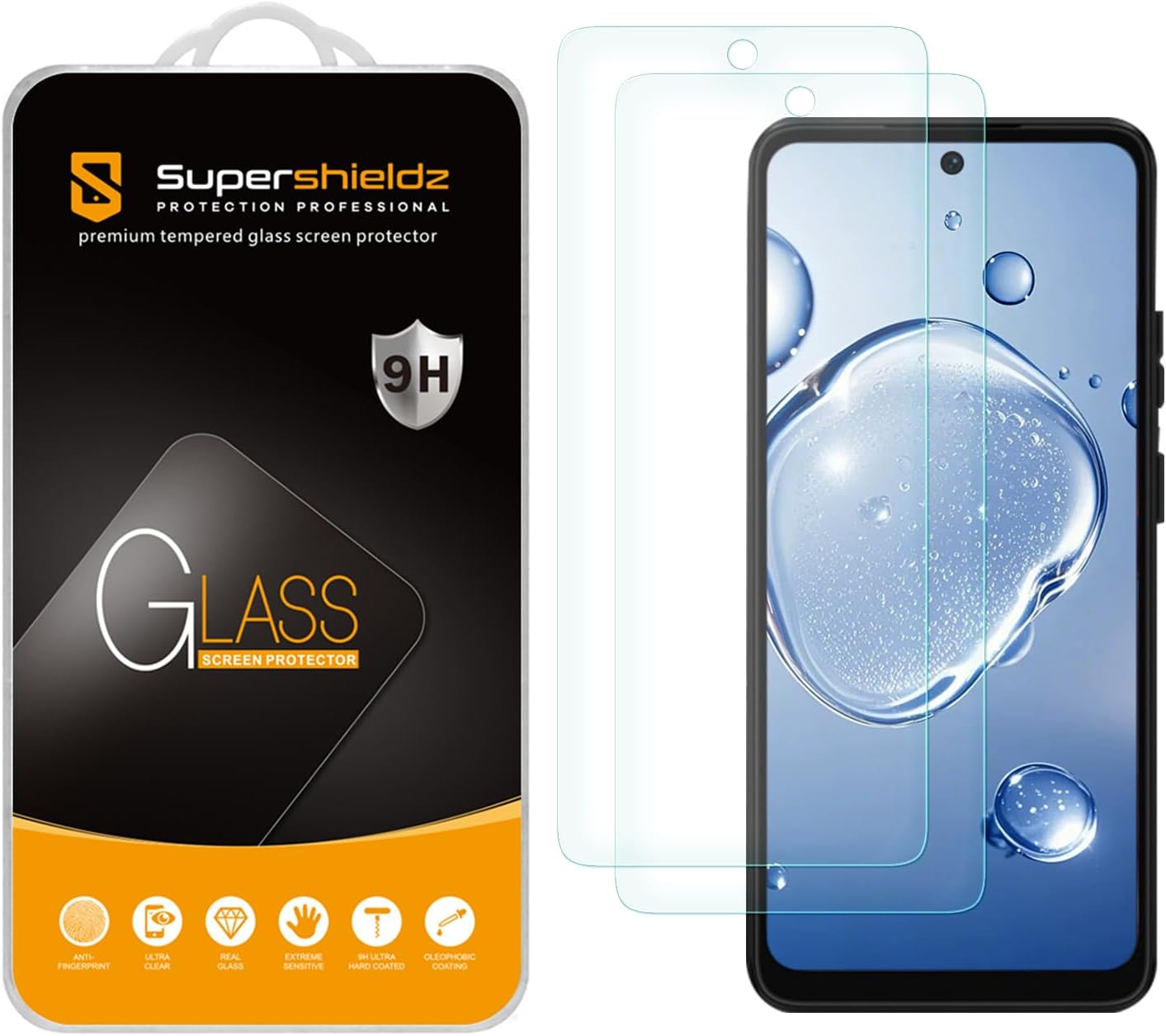 (2 Pack) (2026/2025) Supershieldz Designed for Motorola Moto G Tempered Glass Screen Protector, Anti Scratch, Bubble