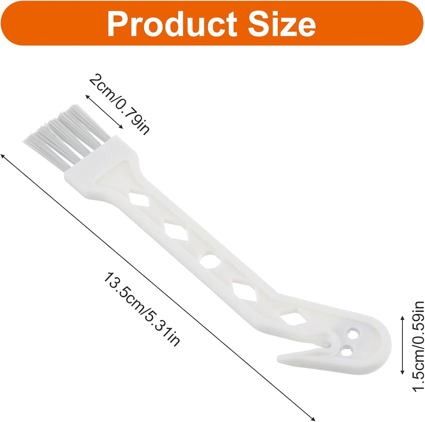 Skiennix Handheld Vacuum Cleaner Brush - 2-in-1 Universal Tool for Pet Hair & Dust | 4 Packs