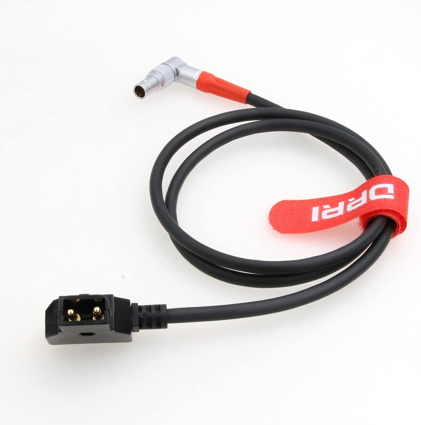 DRRI 2 Pin Reverse Right Angle to Dtap Power Cable for Zacuto Gratical Eye viewfinder