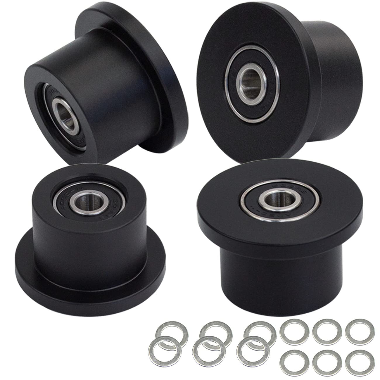 Total Gym 1700 Club Wheels/Rollers Qty for 4 Models 1000 1100, 1400, 1500, 1600, 1700, 1800, 1900, Achiever, Force, Gold, Max, Platinum, Platinum Plus, Pro, Supra, Supreme, Ultima, Ultra, XLI