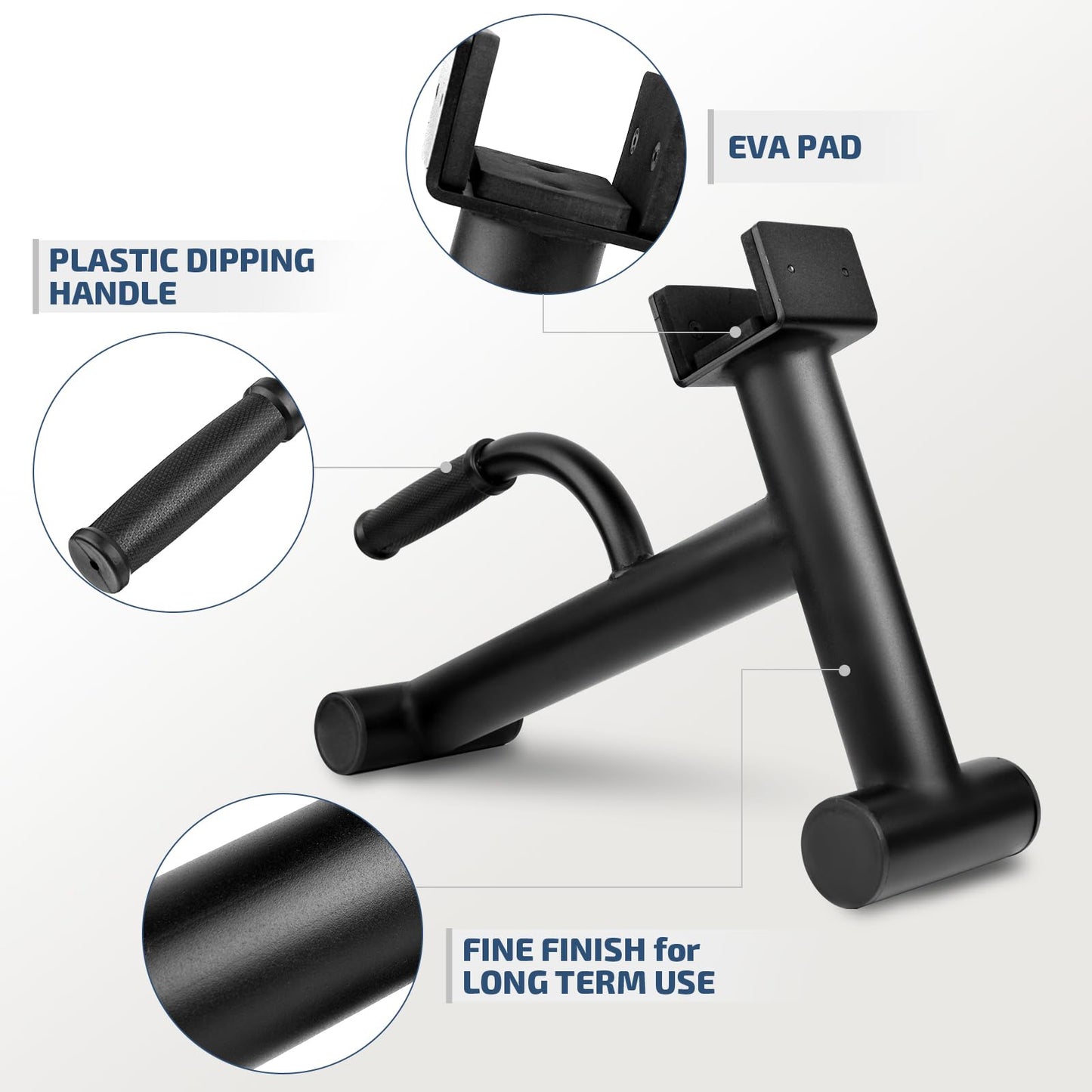 Deadlift Jack Barbell Stand,Barbell Stand for Weight Training Home Gym Easily Unload and Load 600lbs Barbell Plates for Deadlift Exercise (1 PCS)