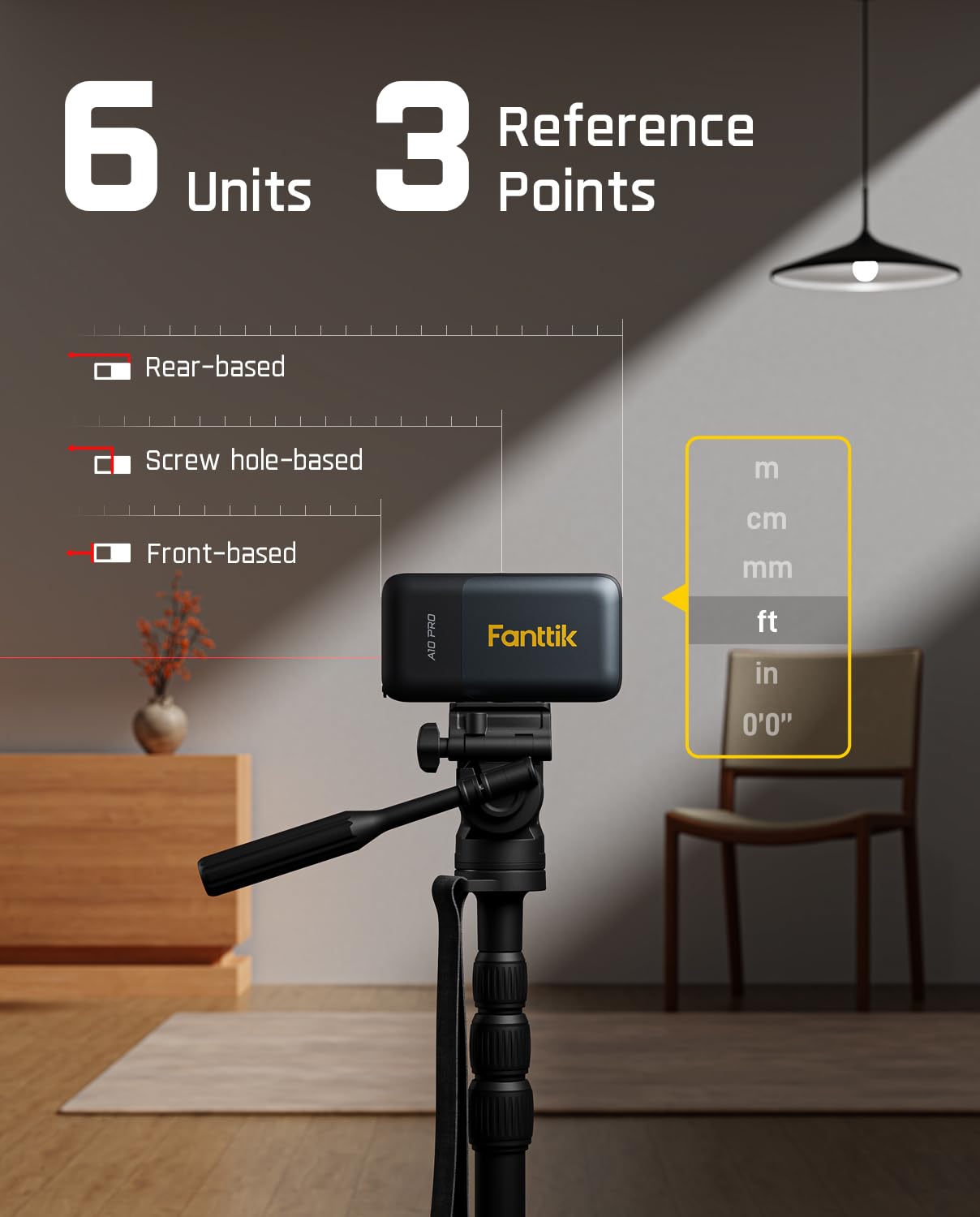 Fanttik A10 Pro 2-in-1 Digital Laser Tape Measure with HD IPS Color Display & Fanttik F2 Master Mini Cordless Rotary Tool Kit 4V