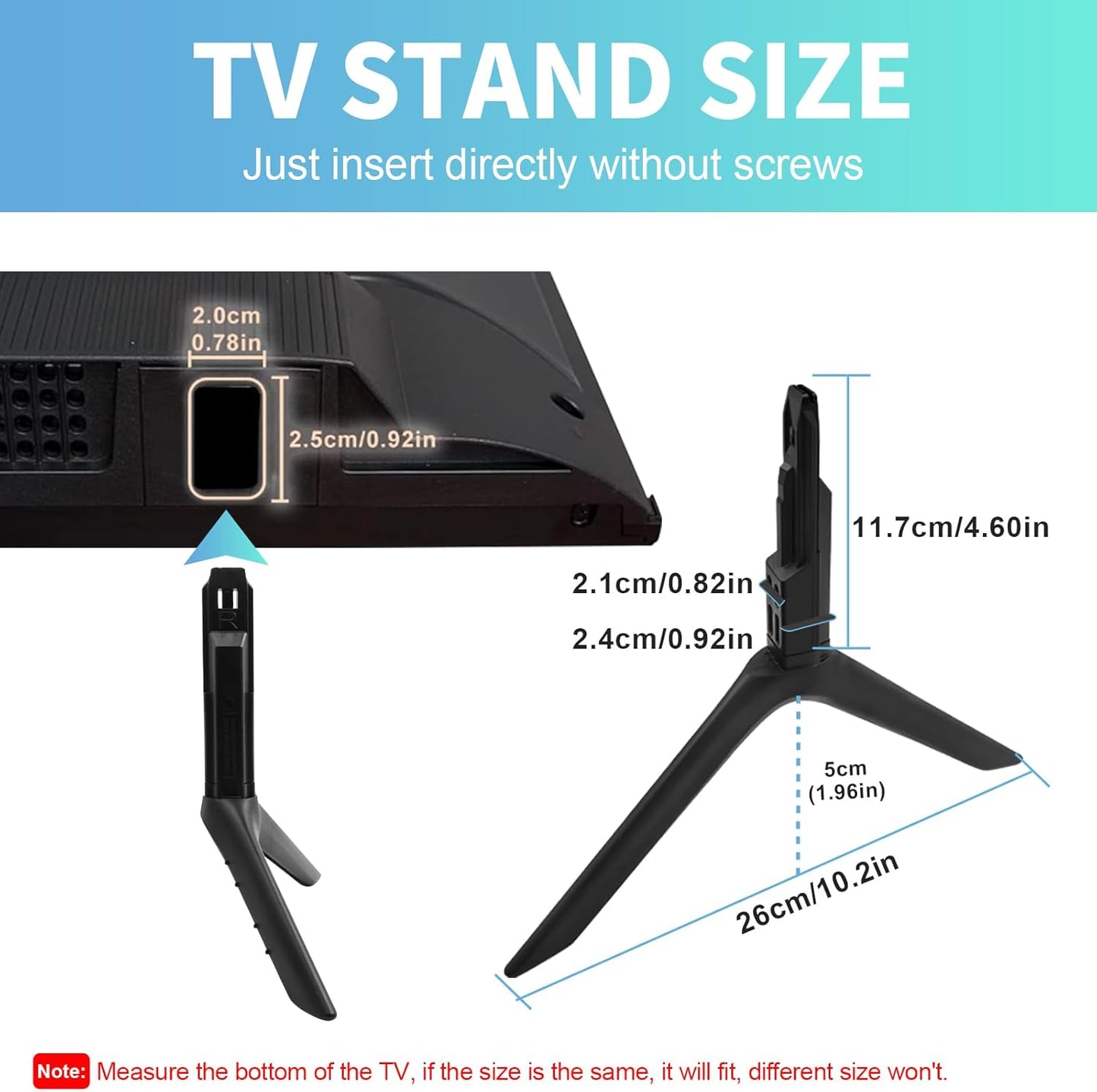 ExploreHome UN50TU7000FXZA UN50TU700DFXZA UN55TU7000FXZA UN55TU700DFXZA UN58TU7000FXZA UN58TU700DFXZA TV Stand Legs,TV