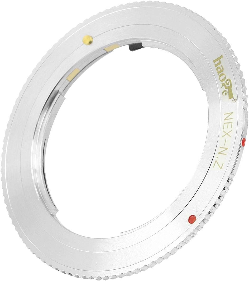 Z7II Z6ii Z6 Z7 Z50 Haoge Manual Lens Mount Adapter for Sony E Mount Lens to Nikon Z Mount Mirrorless Camera Such as