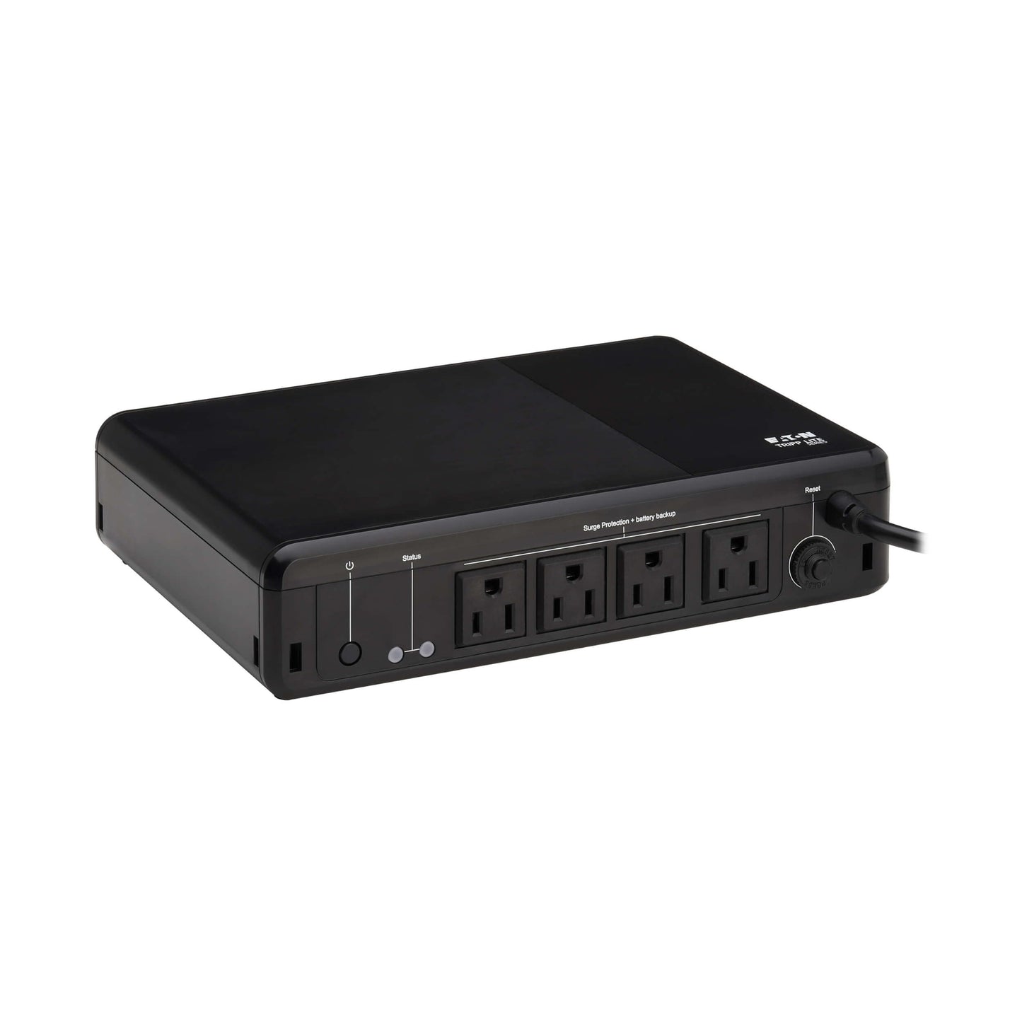 Tripp Lite 600VA UPS Desktop Battery Backup and Surge Protector, 300W, 4 Outlets, Home & Office UPS, Small Form Factor, Wall Mounting Option, 5ft Cord, 3-Year Warranty (BC600R)