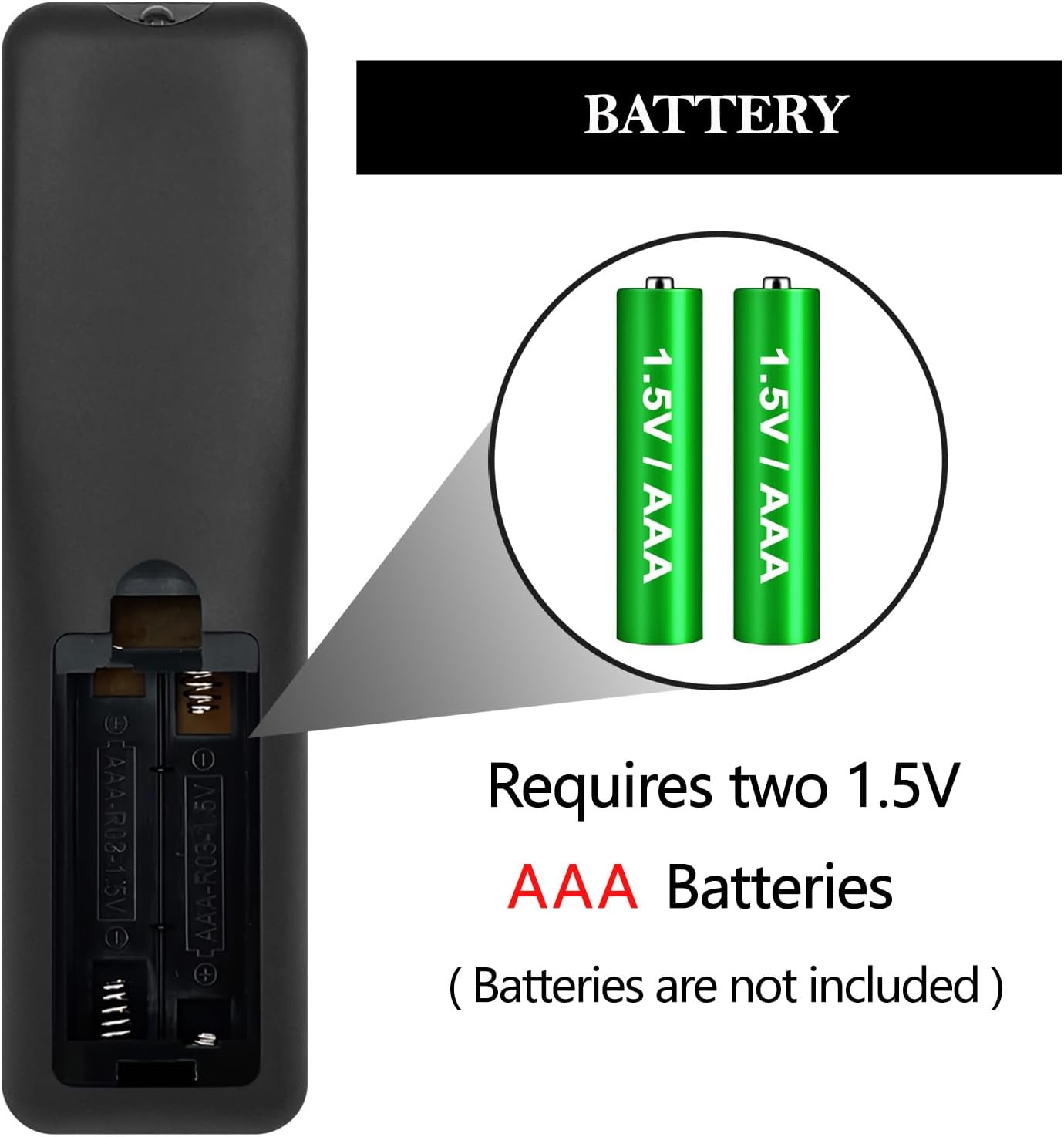 AOERUOW W13 Replacement Remote Control Compatible with CiBest Portable Mini Movie Projector