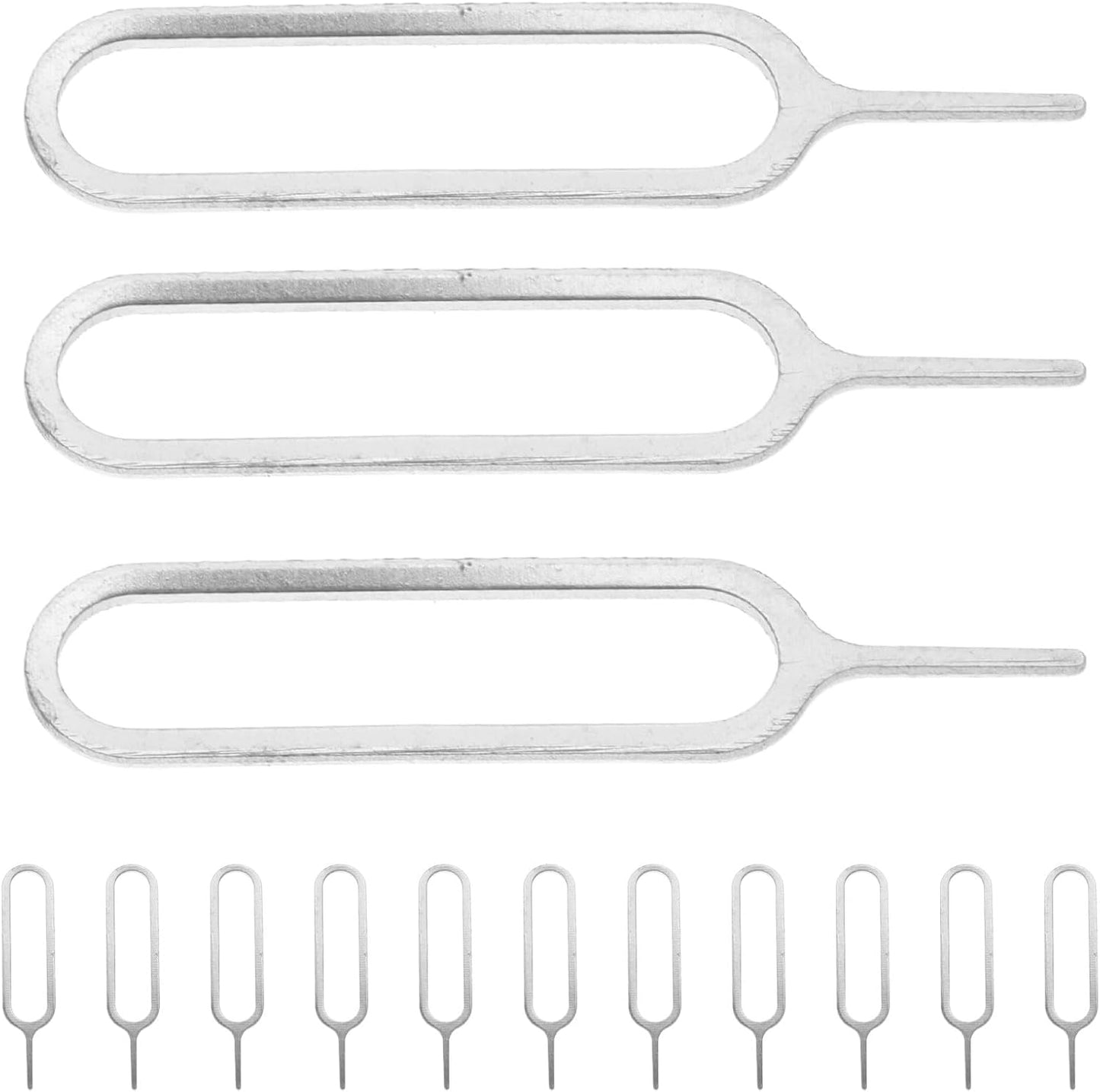 500pcs Homoyoyo Sim Tray Extraction Tool and Sim Remover Needles for Phone Removal Universal Silver Ejector Pins