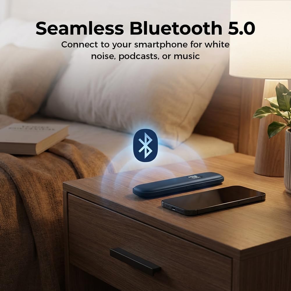 2026 11 Bone Conduction Speakers, New Under Pillow Bluetooth Speaker for Sleeping | Private Sleep Speaker with White