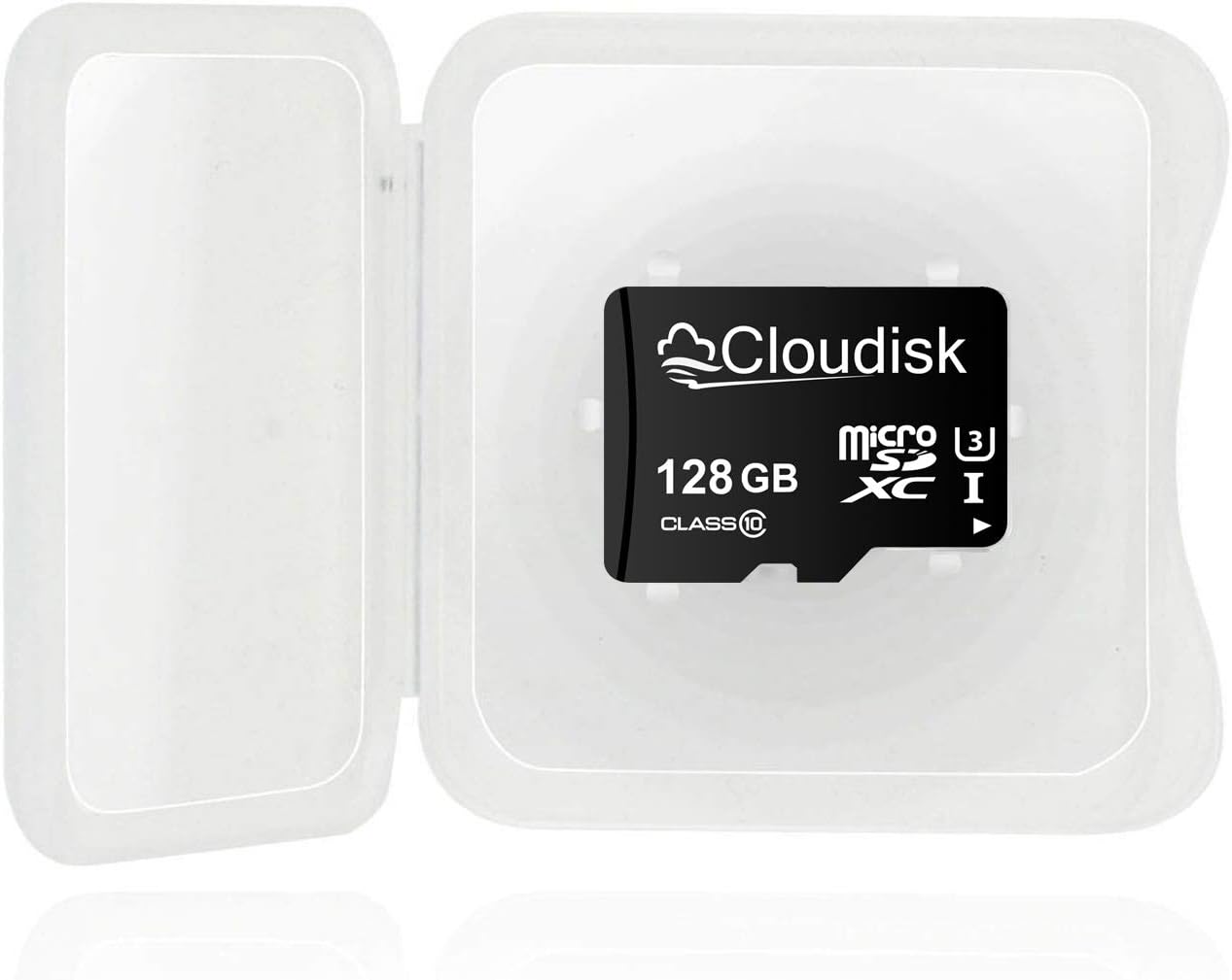 Cloudisk Pack 2 128GB C10, A2, U3, (128 of Micro SD Card Flash Memory Card Micro SDXC with SD Adapter and Card Reader