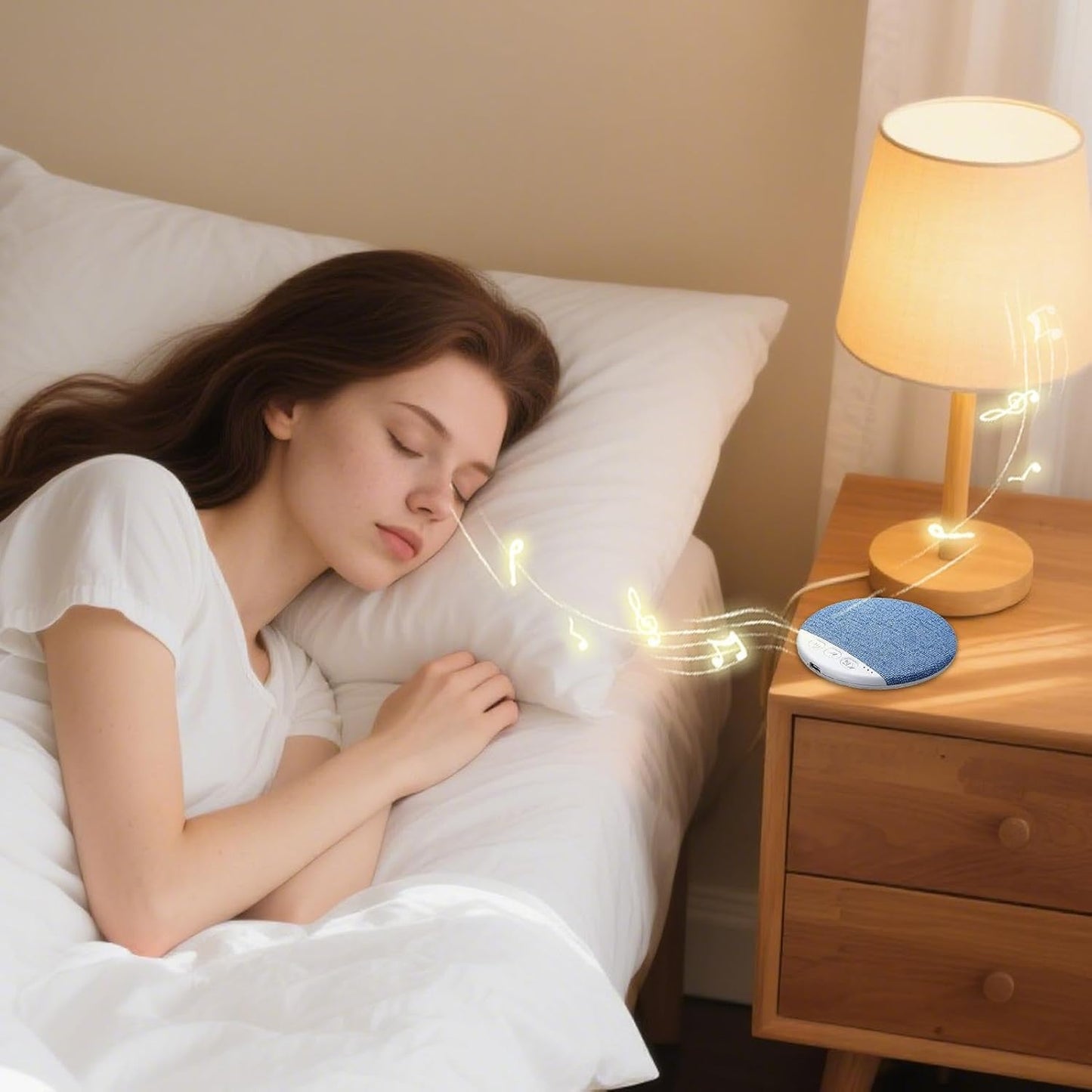Generic 3 Sleep Speaker Under Pillow, Stereo Hi-Fi Sound Timers, Pillow Speakers White Noise Machine, for Bedroom