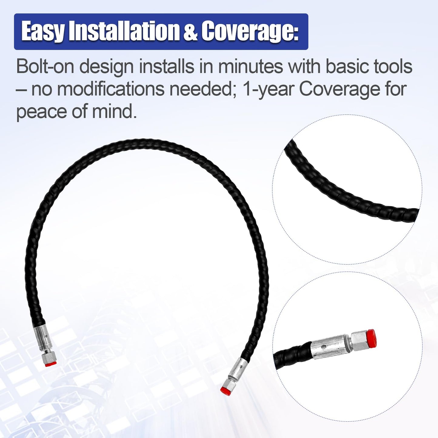 Blrack Mini Excavator Cushion Valve Kit Complete with Hydraulic Swivel Motor Buffer Valves for 1/4" Hose Systems Replace 1/4" M14x1.5