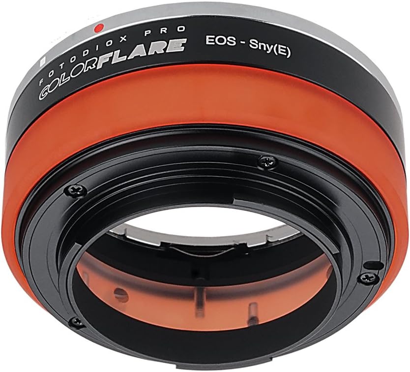 Fotodiox ArtFX ColorFlare Adapter for Canon EOS (EF/EF-S) D/SLR Lens to Sony Alpha E-Mount Mirrorless Camera Body