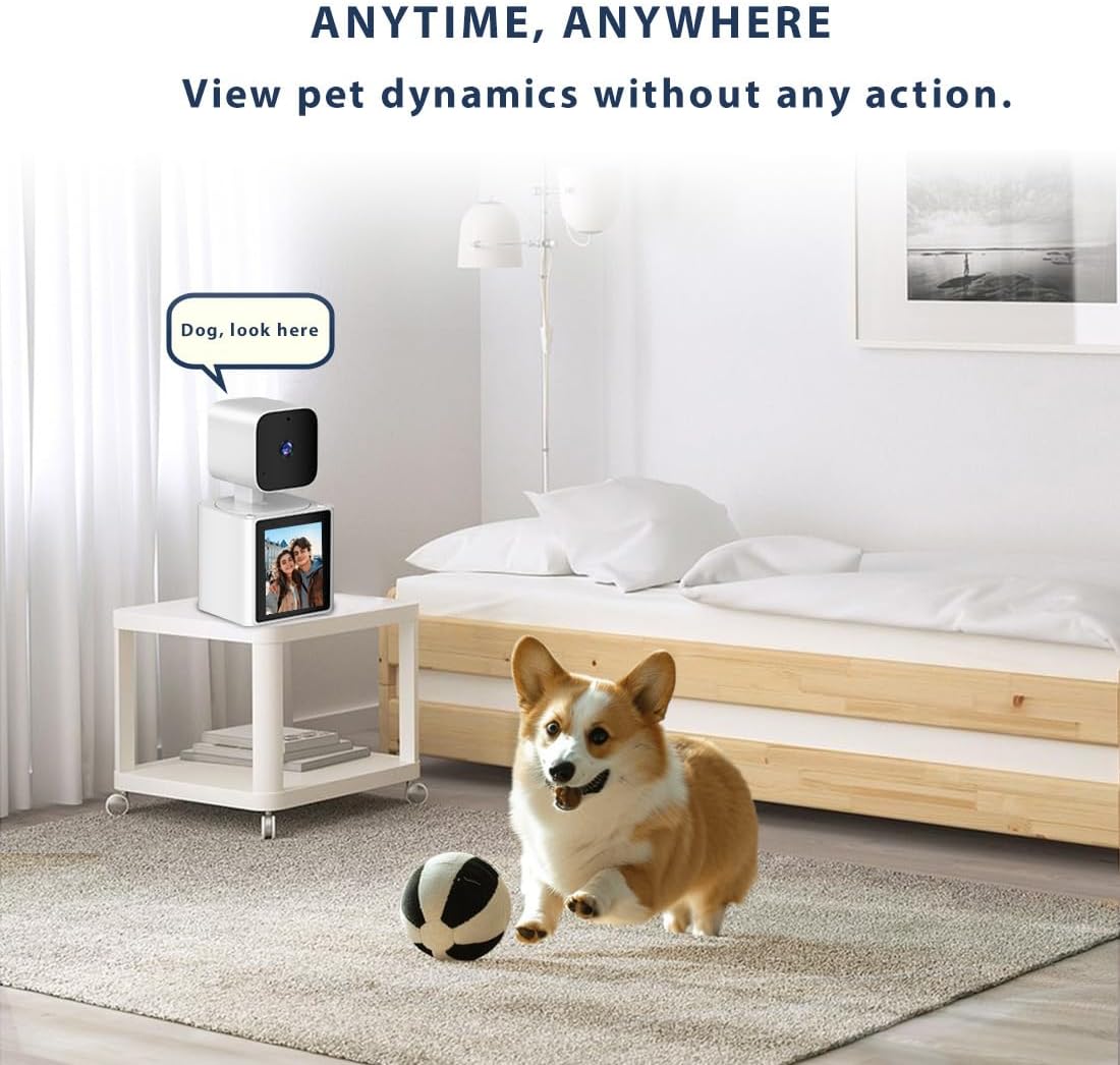 CIAJIE Camera,1080P CS10 Home Security Camera Indoor,Pet Dog Camera with Two Way Video,Monitor
