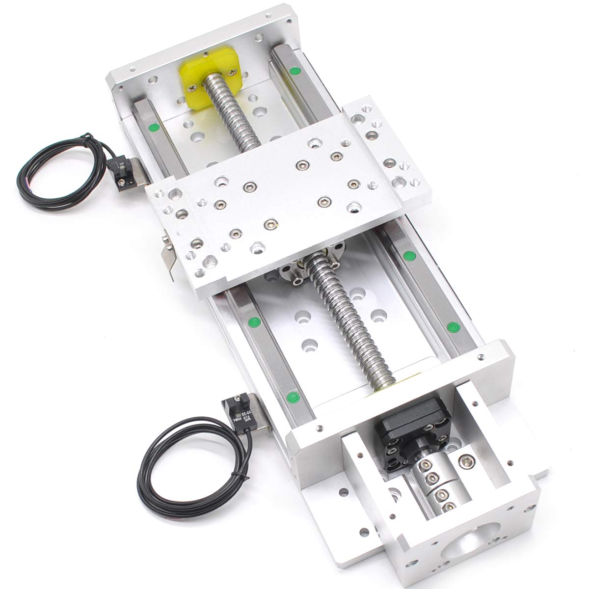 Electric Linear Rail Guide 200mm Ballscrew 1605 Slide Stage Load 250kg Nema23 Motor Base for DIY CNC Z Axis