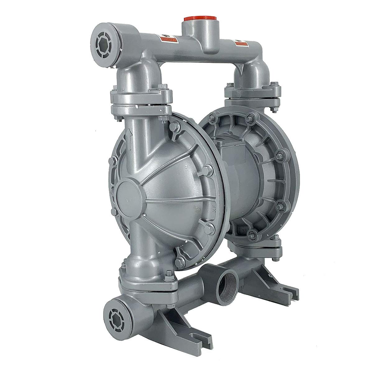 Cozyel Air-Operated Diaphragm Pump Double Diaphragm Pump 1-1/2 inch Inlet & Outlet, Dual Diaphragm Air Pump Aluminum Alloy 44 GPM Max 115PSI, QBK_40L