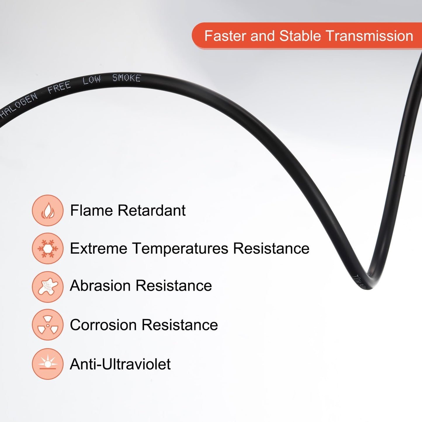 MECCANIXITY Solar Panel Wire 328ft 10AWG 6mm2 Solar Cable Extension Tinned Copper Wire Black for RV Boat Marine Solar Panel